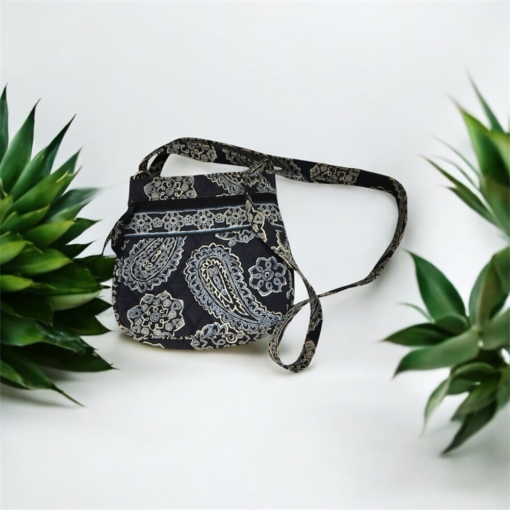 Vera Bradley Midnight Paisley Crossbody Bag. Retired Pattern